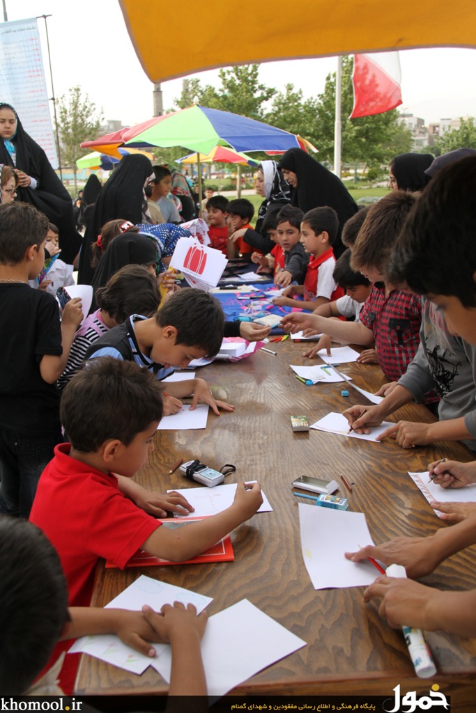 نقاشی کودکان درباره شهید گمنام