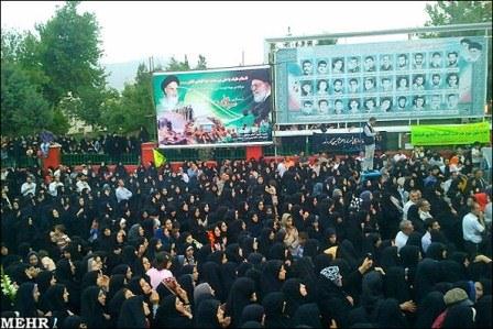 مراسم تشییع 96شهید دوان دفاع مقدس در شهر های پلدختر و خرم آباد