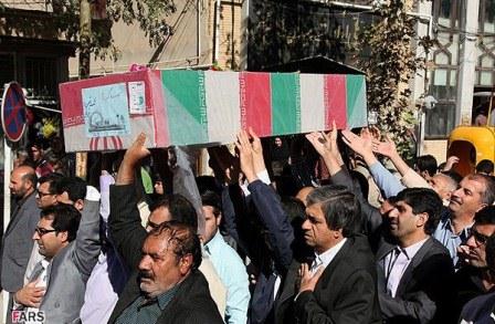 تشییع و خاکسپاری شهیدان گمنام دفاع مقدس در استان ایلام
