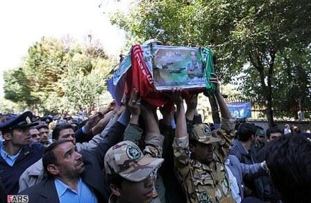 مراسم تشییع سرلشگر خلبان شهید قدرت الله کیانجو در اصفهان