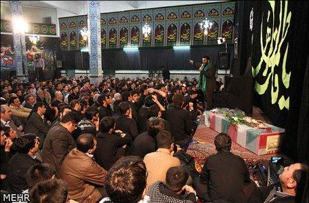 مراسم استقبال از شهدای گمنام در استان اردبیل