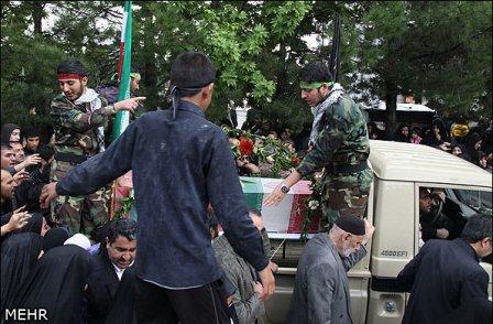 تشییع و خاکسپاری در دانشگاه آزاد خرم آباد