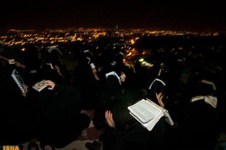 برگزاری مراسم احیا شب نوزدهم ماه مبارک رمضان در کهف الشهدا