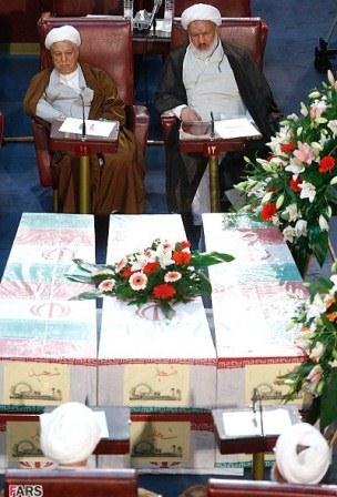 حضور 6شهید گمنام در چهاردهمین افتتاحیه اجلاس مجلس خبرگان رهبری