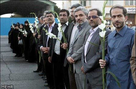 استقبال از شهدای گمنام در مشهد