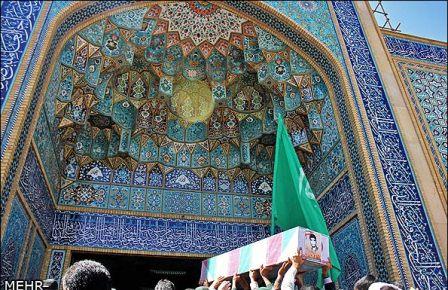 استقبال و تشییع شهدای گمنام در شهر کرمان
