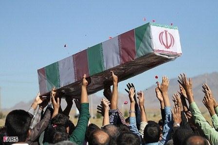 تشییع و خاکسپاری شهدای گمنام در شهرستان کوهپایه اصفهان