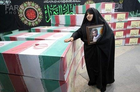 احراز هویت شهید محمد منتظری در معراج الشهدا با حضور خانواده شهید