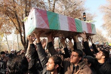 تشییع پنج شهید گمنام در اصفهان