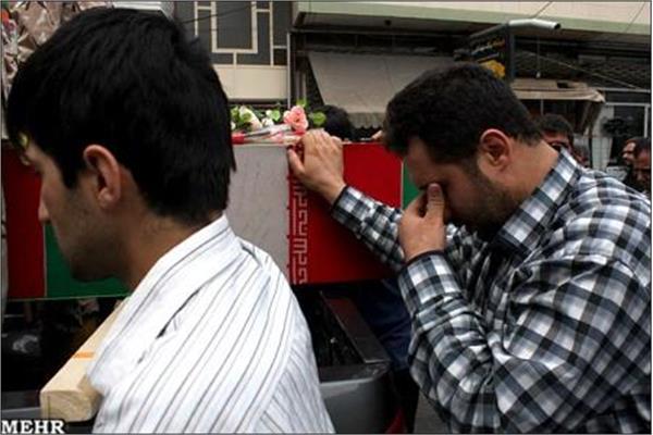 تشییع وخاکسپاری پیکر پاک سه شهید گمنام در شهرستان آذرشهر