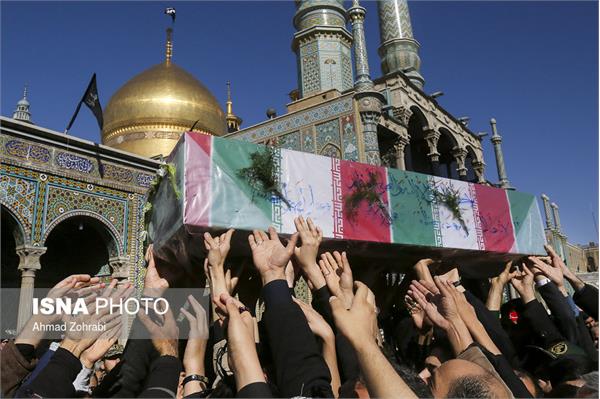 تشییع پیکر شهدای گمنام دفاع مقدس - قم و تبریز 11