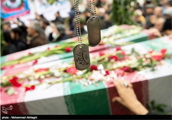 تشییع پیکر ۸ شهید گمنام دفاع مقدس در تهران  14