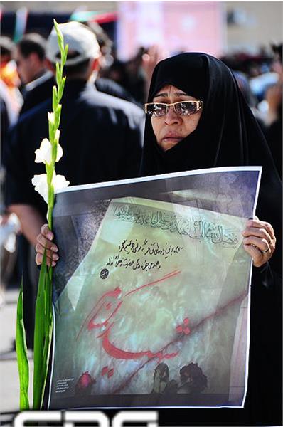 تشییع و خاکسپاری شهدای گمنام بوستان نهج البلاغه تهران-12/7/89