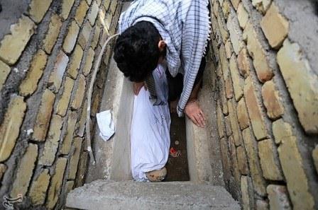 مراسم تشییع شهدای گمنام در قزوین