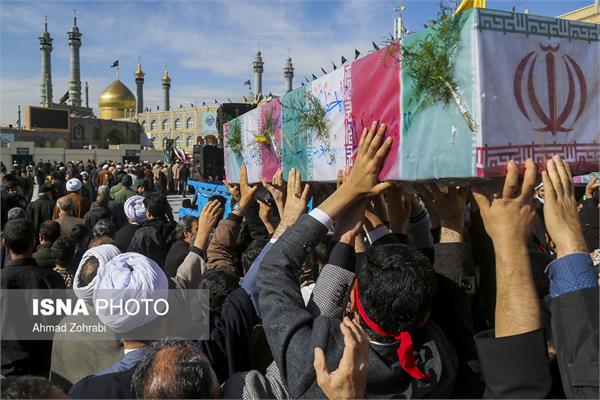 تشییع پیکر شهدای گمنام دفاع مقدس - قم و تبریز 8