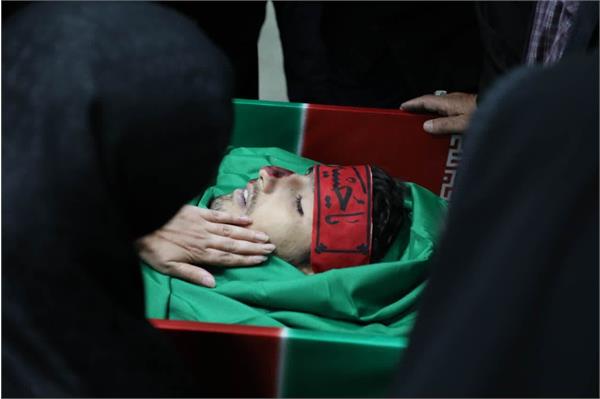 وداع با پیکر مطهر پاسدار شهید علی رشیدی - 15 خرداد 8