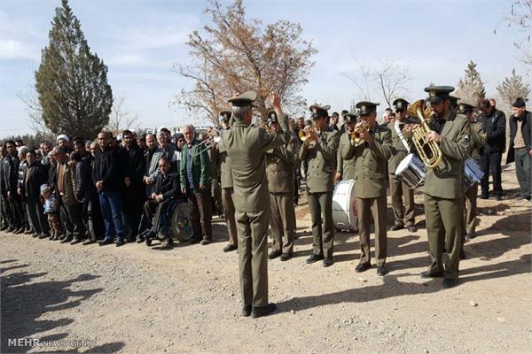 مراسم تشییع دو شهید گمنام در بیارجمند 3