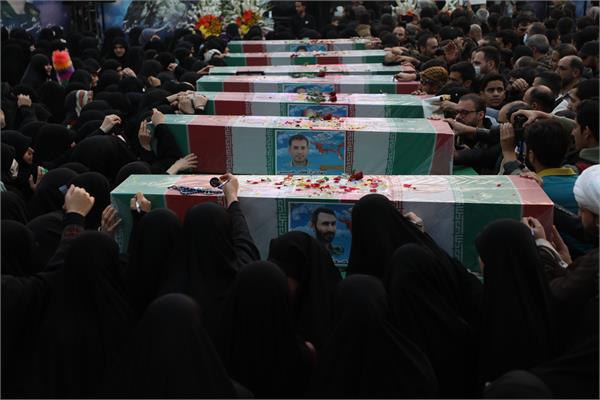 وداع با پیکرهای 7 شهید مدافع حرم - 11 آذر 1402 1