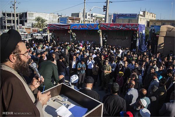 استقبال از شهدای گمنام در گله دار استان فارس 7