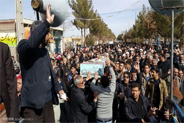 مراسم تشییع دو شهید گمنام در بیارجمند 5