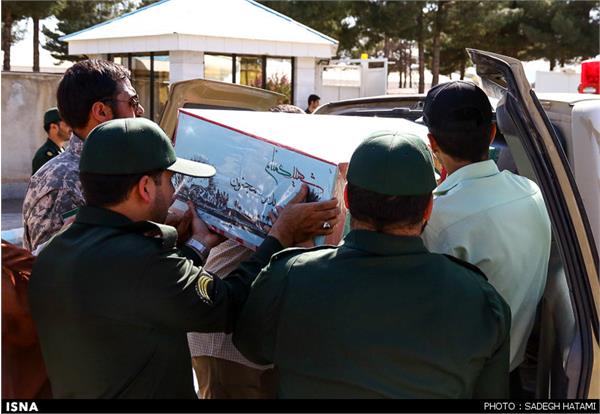 ورود پیکر مطهر 10تن از شهدای خط شکن به خراسان رضوی 11