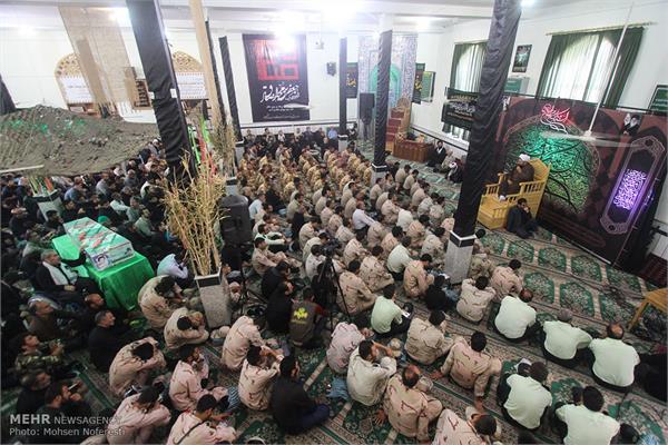 مراسم تشییع پیکر دو شهید دوران دفاع مقدس در بیرجند 12