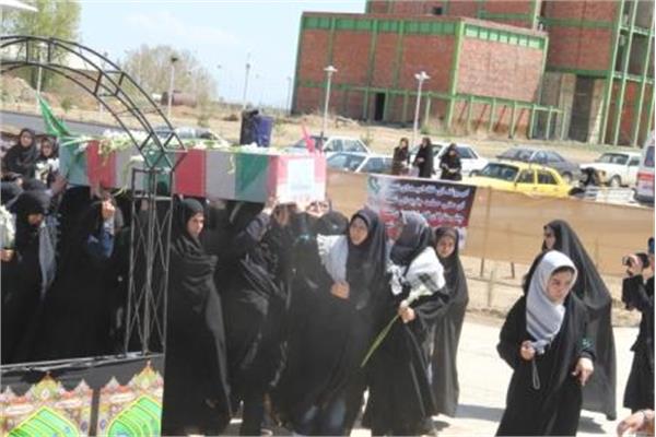 تشییع و خاکسپاری دو شهید گمنام دردانشگاه علوم پزشکی ارومیه