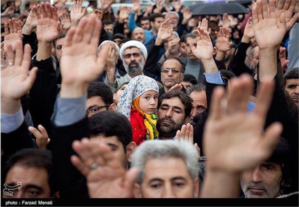 تشییع دو شهید گمنام در کرمانشاه 1