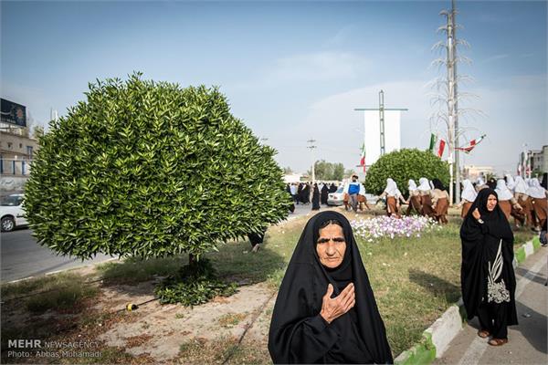 مراسم تشییع و تدفین دو شهید گمنام در لامرد 17