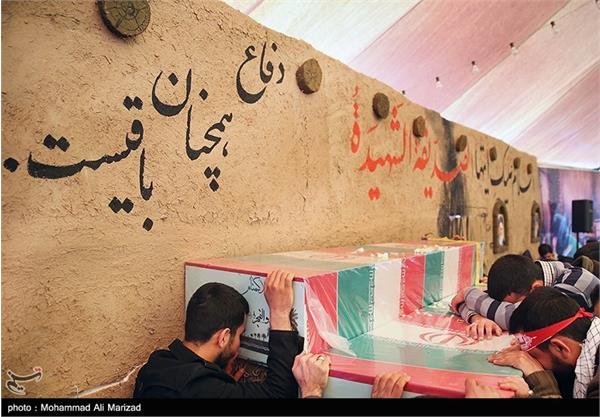 تشییع دو شهید گمنام در دانشگاه جامع امام حسین (ع) 8