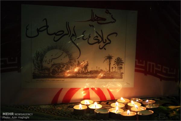 مراسم وداع با شهدای غواص و خط شکن در دانشگاه تهران 23