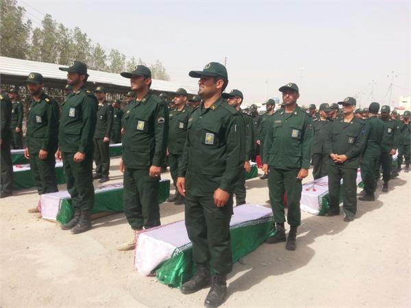 ورود پیکر مطهر ۵۵ شهید دفاع مقدس - شلمچه 30