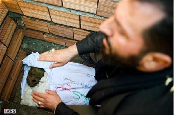 تشییع سه شهید گمنام در شهرستان بندر گز