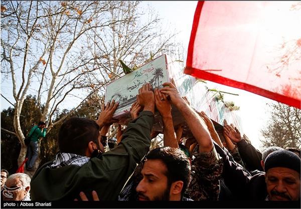 تشییع پیکر شهید گمنام ۱۸ساله - البرز 13