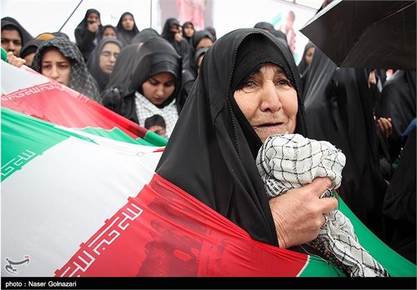 تشییع پیکر دو شهید گمنام در ایلام 9