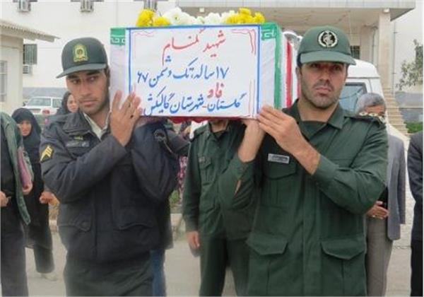 مراسم تشییع شهدای گمنام در گالیکش