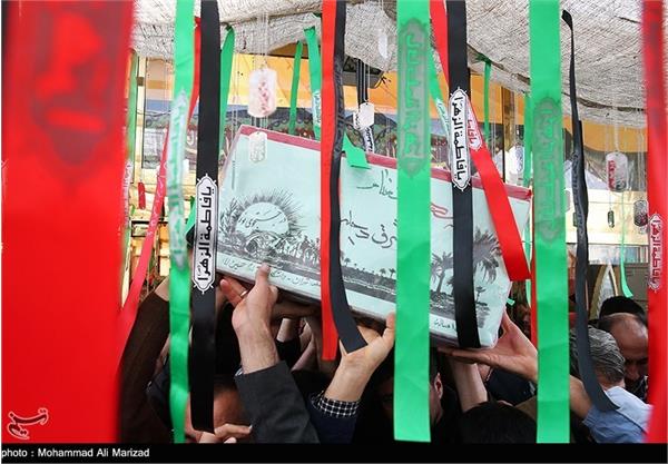 تشییع دو شهید گمنام در دانشگاه جامع امام حسین (ع) 7