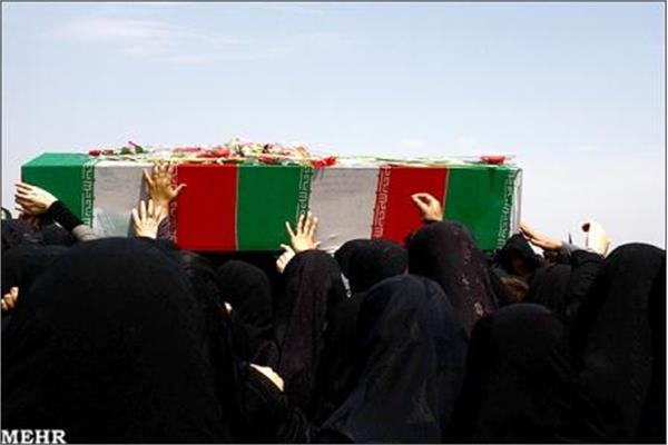 تشییع وخاکسپاری پیکر پاک سه شهید گمنام در شهرستان آذرشهر