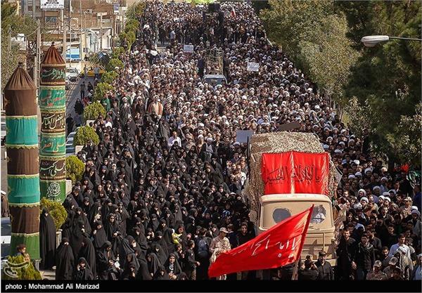 تشییع پیکر ۸ شهید گمنام دفاع مقدس - قم 4