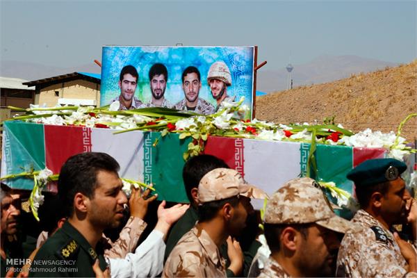 تشییع پیکر شهید گمنام در ستاد یگان صابرین سپاه 11