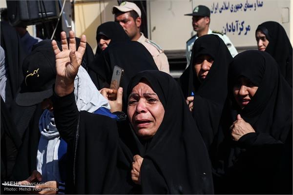 استقبال از پیکرهای 119 شهید تازه تفحص شده در شلمچه 12