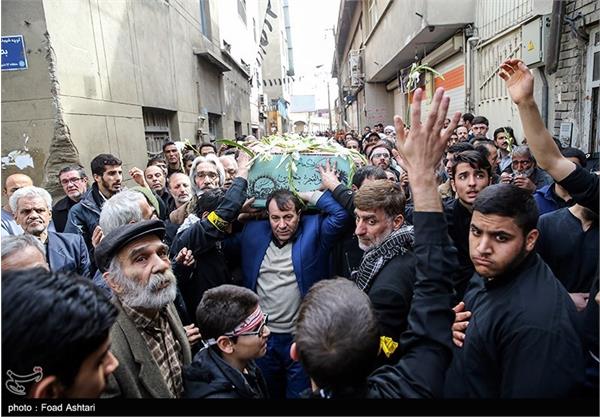 تشییع پیکر مطهر شهید گمنام در تهران 14