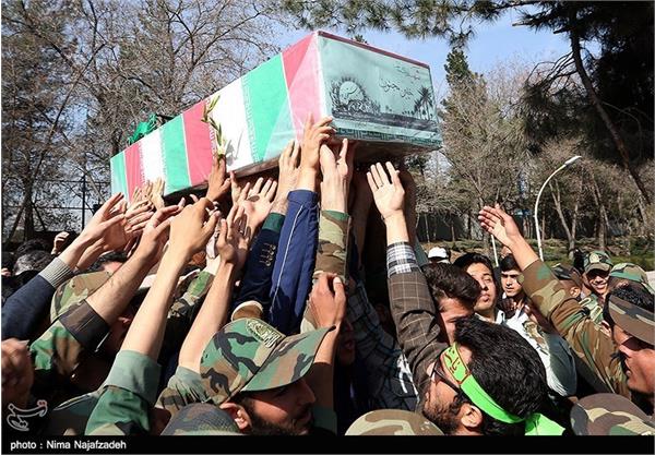 مراسم تشییع و تدفین دو شهید گمنام در مشهد 9