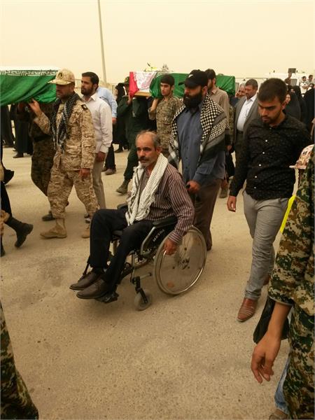 استقبال از 79 شهید دوران دفاع مقدس در مرز شلمچه 5