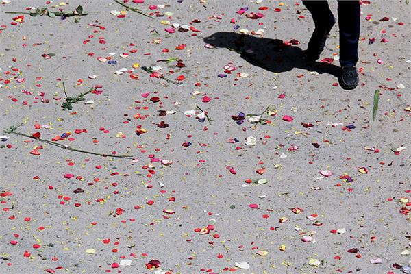 تشییع و خاکسپاری دو شهید گمنام در دانشگاه آزاد پرند 17