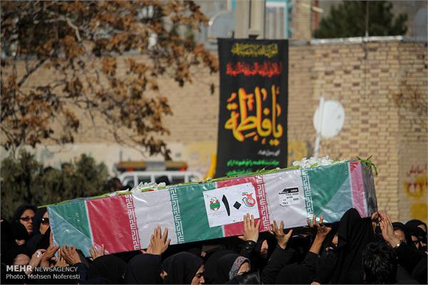 مراسم تشییع شهدای گمنام در سالروز شهادت حضرت زهرا(س) در بیرجند 5