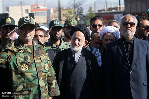 مراسم تشییع شهدای گمنام در سالروز شهادت حضرت زهرا(س) در بیرجند 12