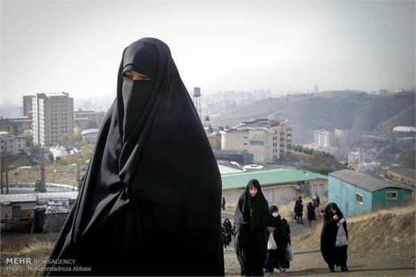 کوه‌پیمایی دانشجویان خواهر بسیجی در کهف‌الشهداء 8