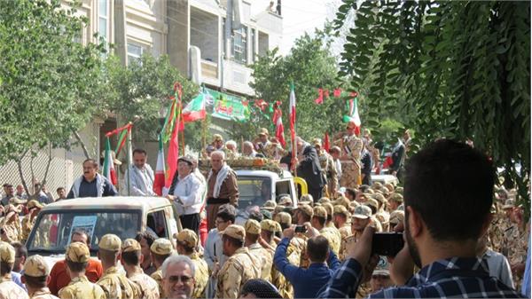 تشییع شهدای دوران دفاع مقدس در سقز 5