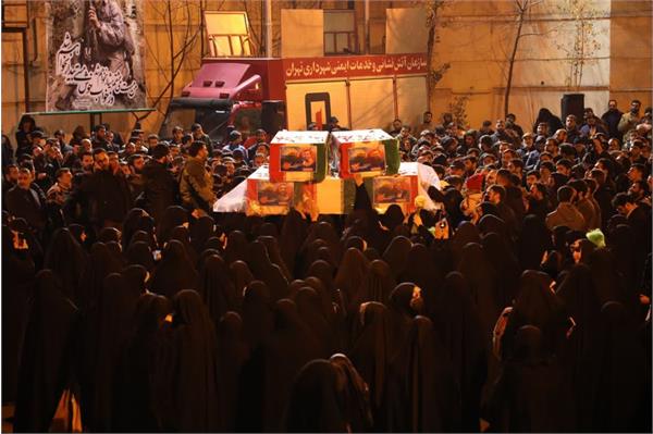 وداع با پیکر مطهر شهید حاج صادق امیدزاده و یارانش - 1 بهمن 1402